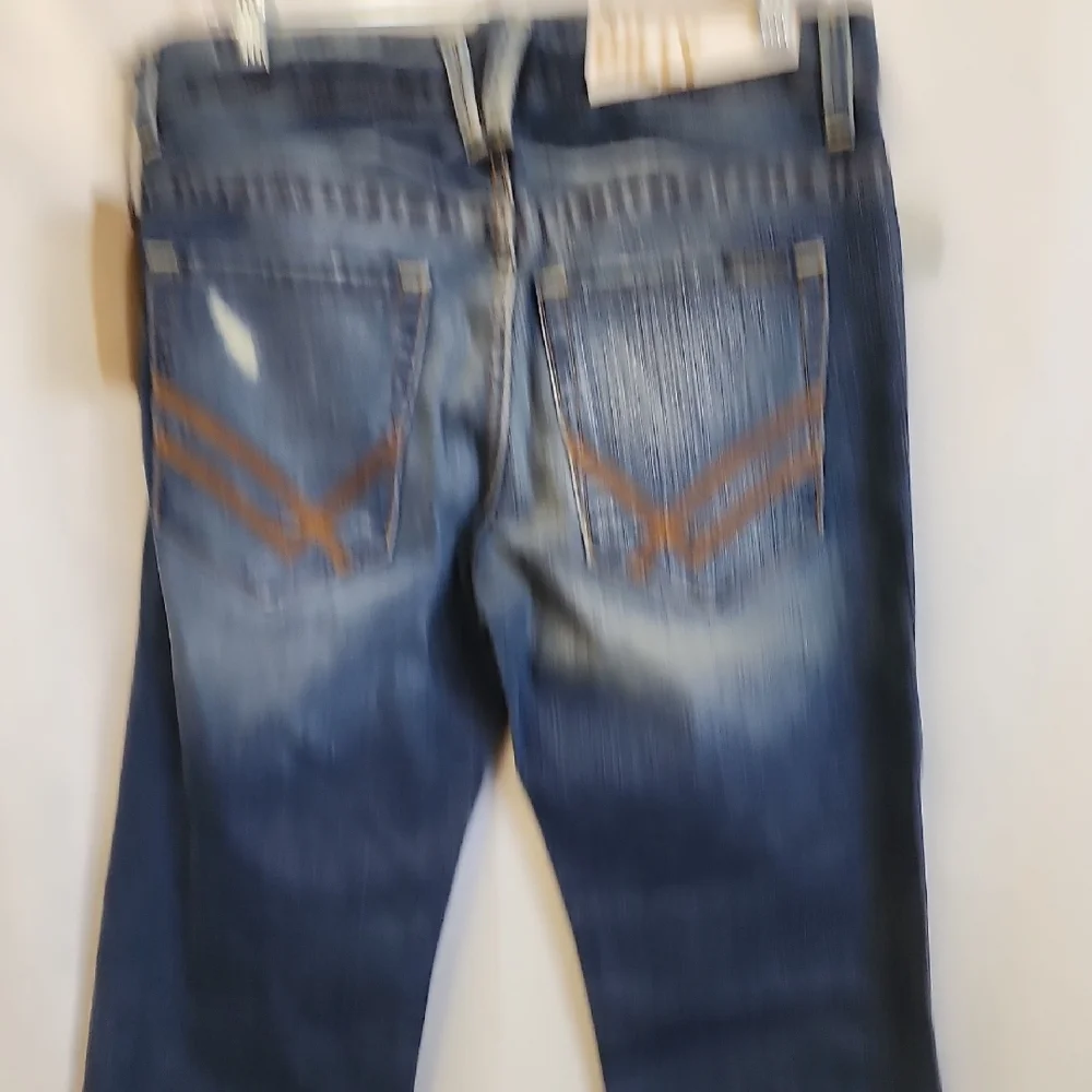 (0405) William Rast Men's Bootcut Jeans - Blue - Picture 5 of 10